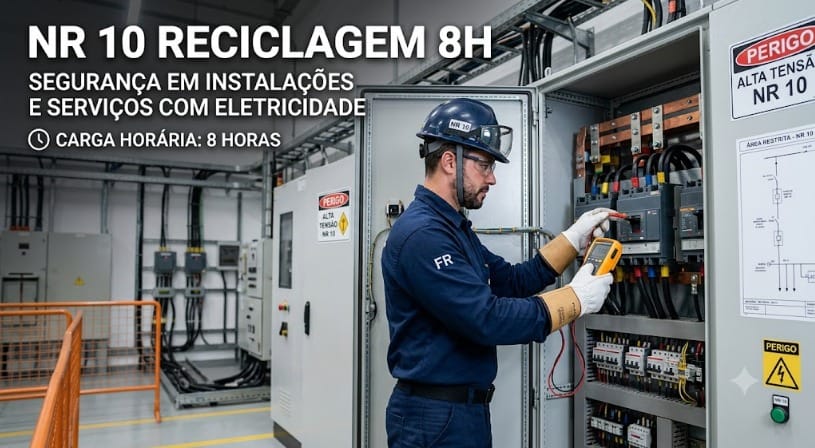 Curso NR 10 Básico Reciclagem 8h