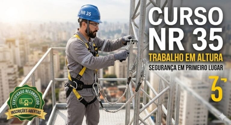 Curso NR 35 PRESENCIAL 8h Trabalho em Altura