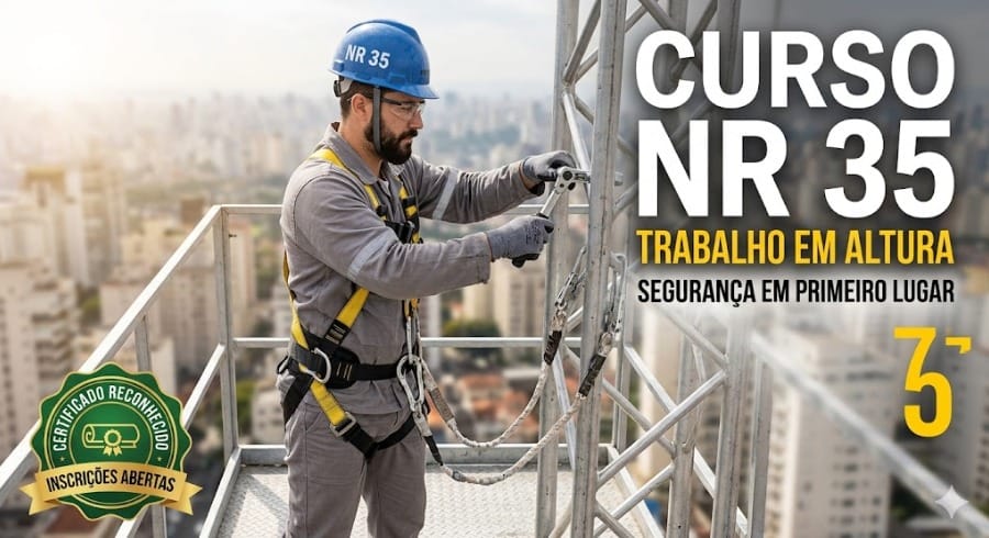 Curso NR 35 Trabalho em Altura Híbrido 8h