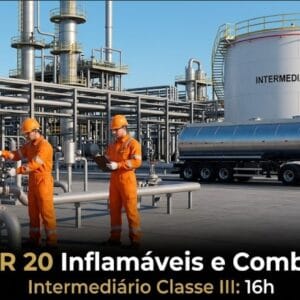 Curso NR 20 Inflamáveis e Combustíveis Intermediário III 16h Treinacentro