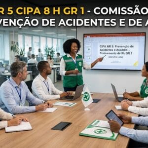 Curso NR 5 CIPA 8h GR 1 - COMISSÃO INTERNA DE PREVENÇÃO DE ACIDENTES E DE ASSÉDIO. Treinacentro