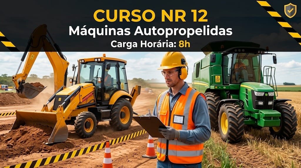 Curso NR 12 Máquinas Autopelidas – Módulo Comum